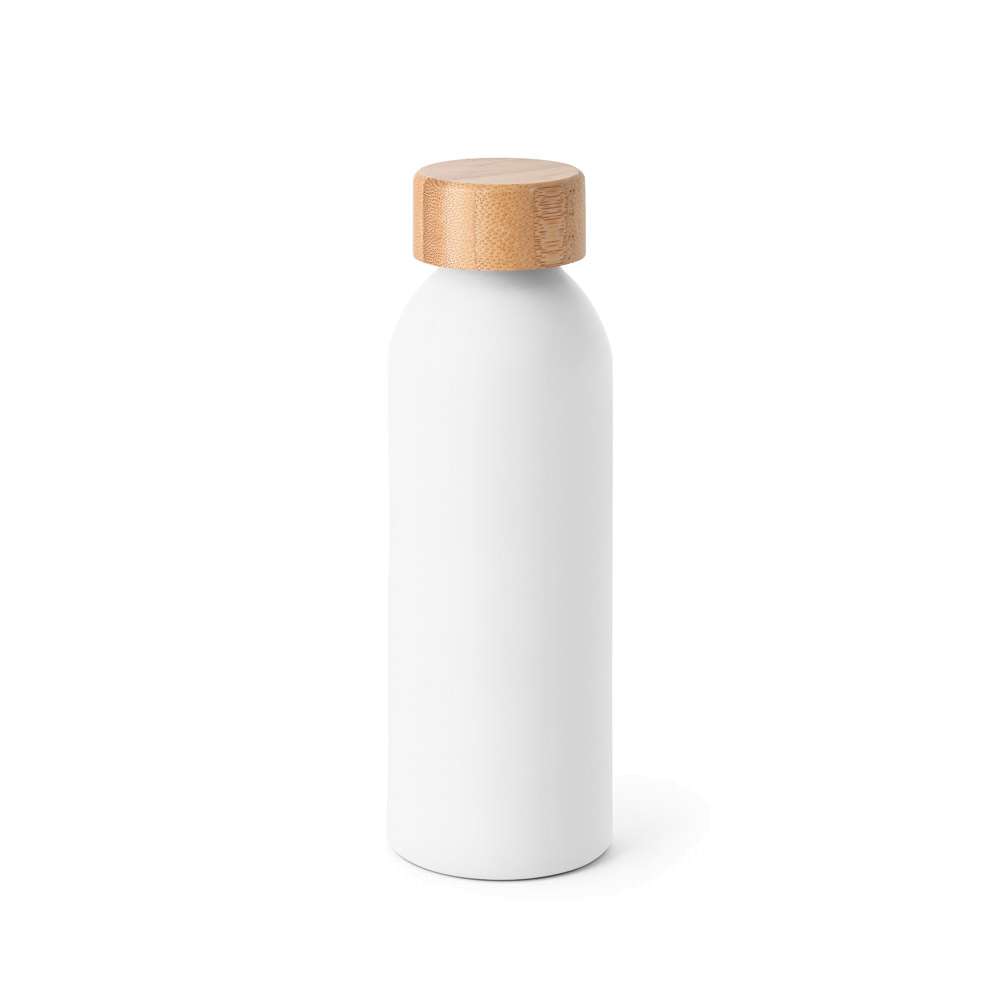 QUETA Aluminiumflasche mit Bambusdeckel 550 ml