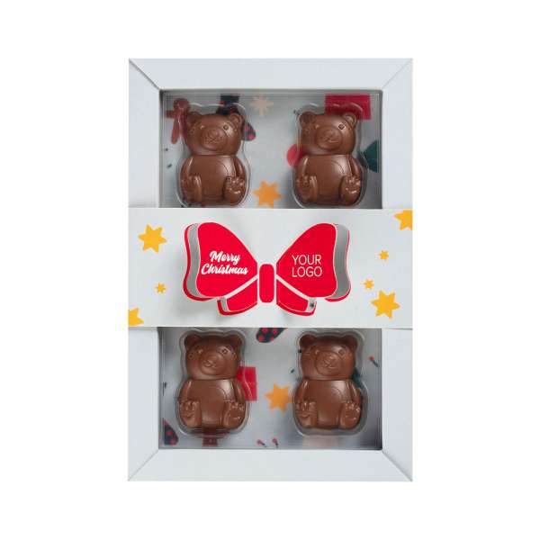 Pralinen Chocolate Bear 4 Stk.