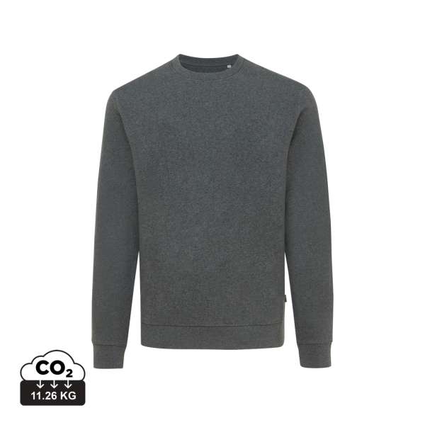 Iqoniq Denali ungefärbt. Rundhals-Sweater aus recycelter BW