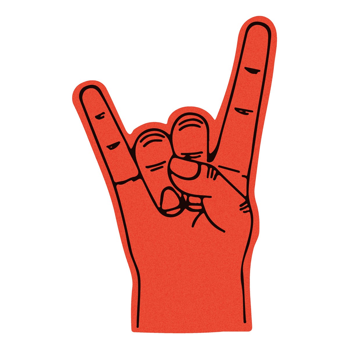 Winkehand aus Schaumstoff ROCKER