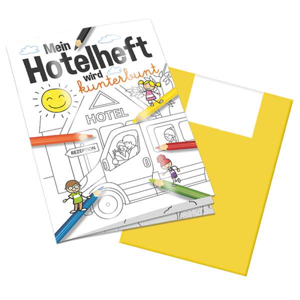 Malbuch / Mal-Set A6 - Hotel