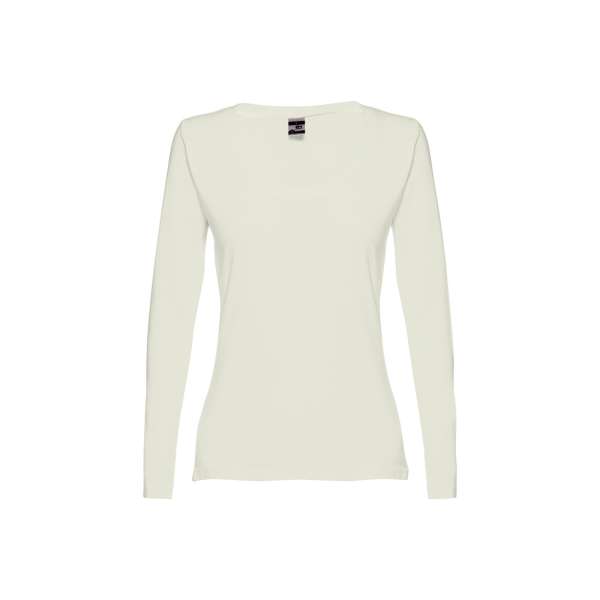 THC BUCHAREST WOMEN Langärmeliges tailliertes T-Shirt für Frauen aus Baumwolle