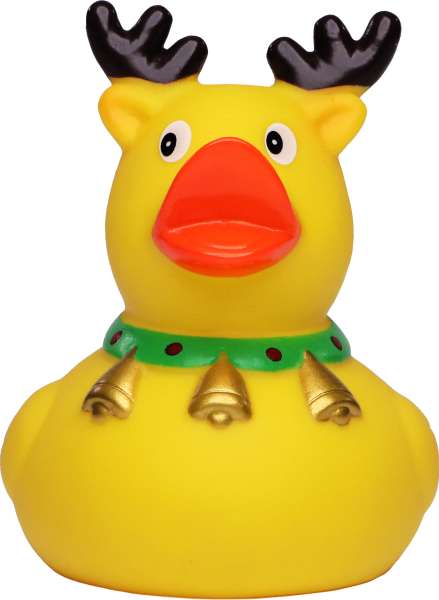 Quietsche-Ente Weihnachts-Elch