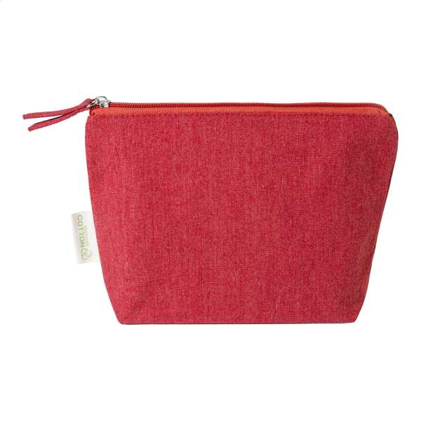 Kosmetiktasche aus recycelter Baumwolle Cospex