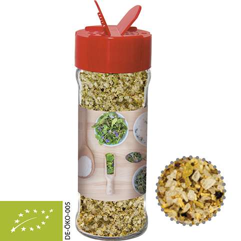Bio Gewürzmischung Kräutersalz, ca. 50g, Glas mit Streuaufsatz