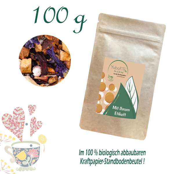 YuboFiT® Bio Erdbeere-Ananas-Duett Tee