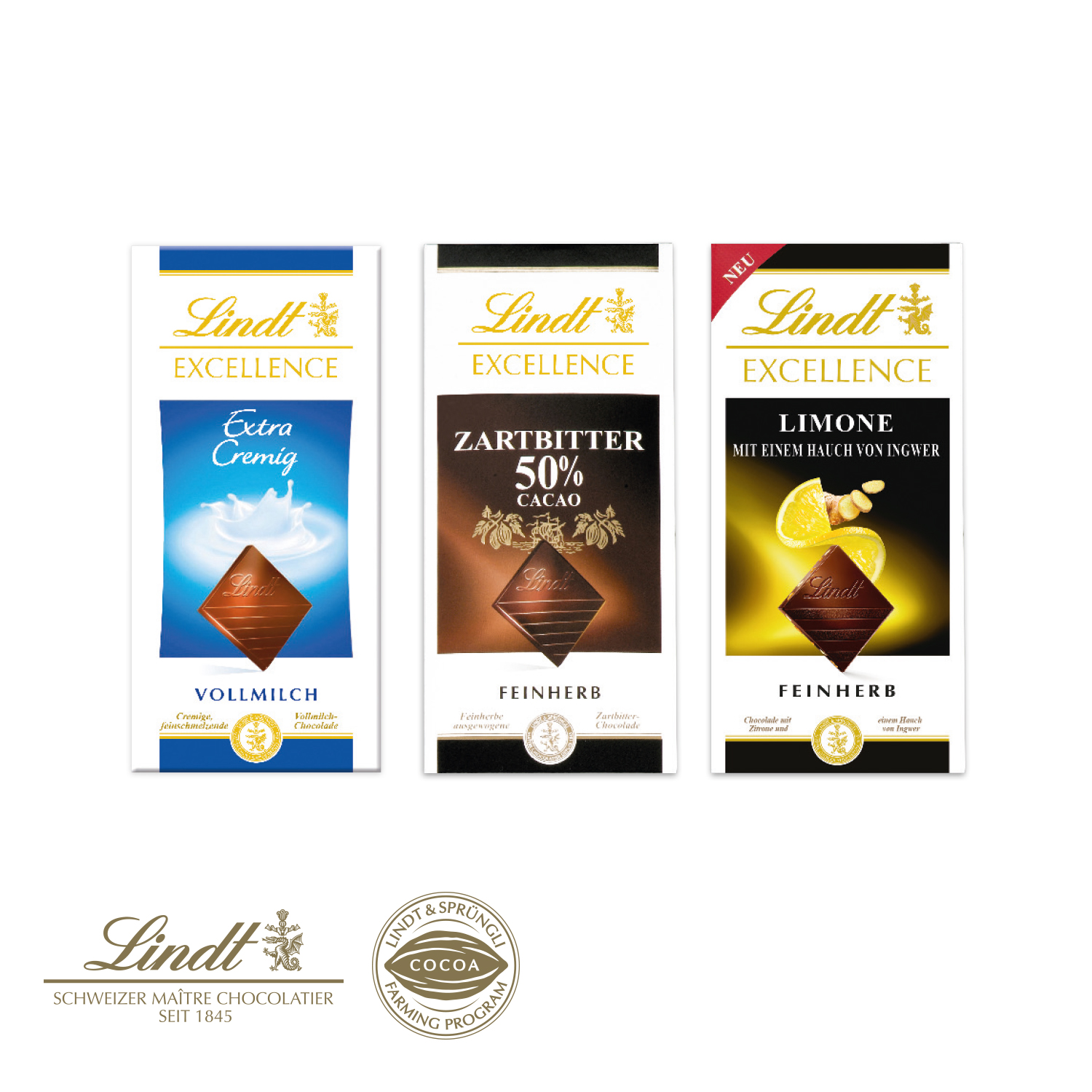 Schokoladentafel Excellence Lindt als Werbeartikel ab 3,05 €