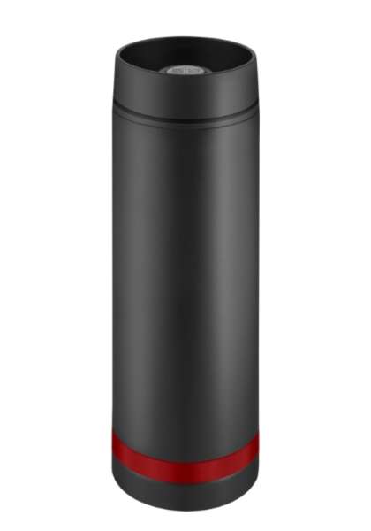 Metmaxx® Thermobecher schwarz / Ring schwarz