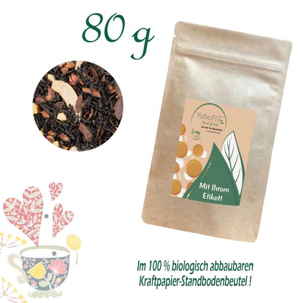 YuboFiT® Bio Almond Cocoa Split Tee