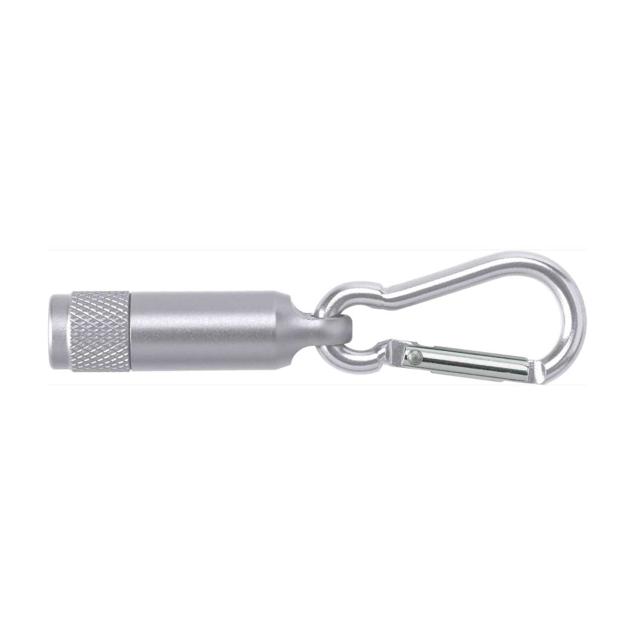 Mini-Taschenlampe aus Aluminium mit Karabiner Tracy