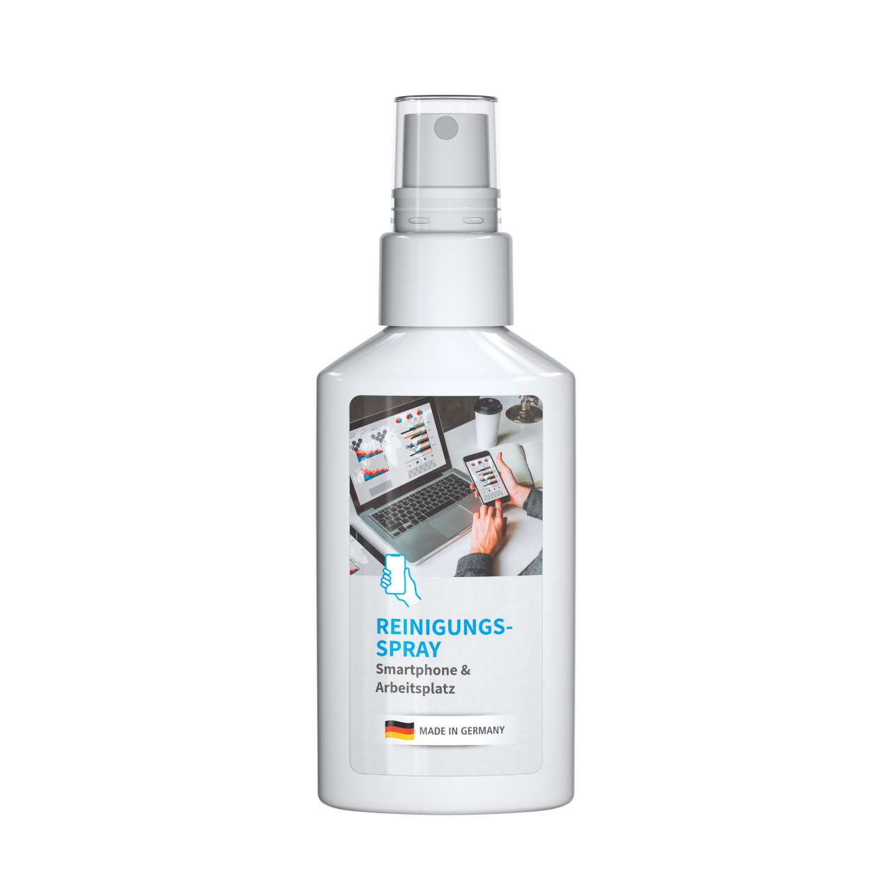 50 ml Spray - Smartphone & Arbeitsplatz-Reiniger - Body Label