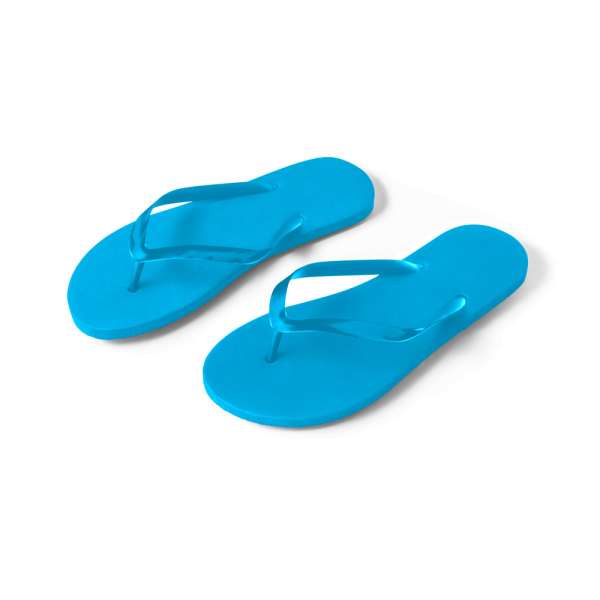 MAUPITI L / XL Bequeme Zehensandalen mit PE-Sohle und PVC-Riemen