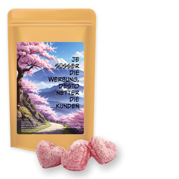 Kirschbonbons mit Magnesium, ca. 80g, Standbeutel Midi