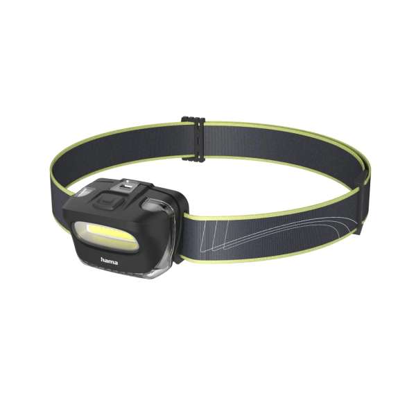 Hama "HL110" LED Head Torch, Batteries, COB, Head Torch