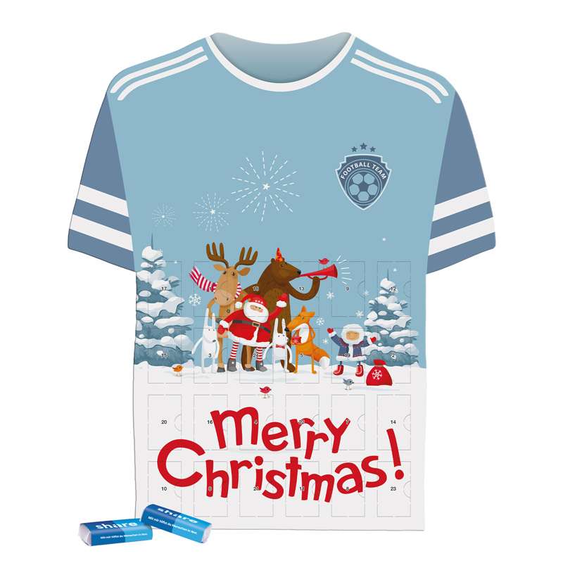 Täfelchen Adventskalender Trikot