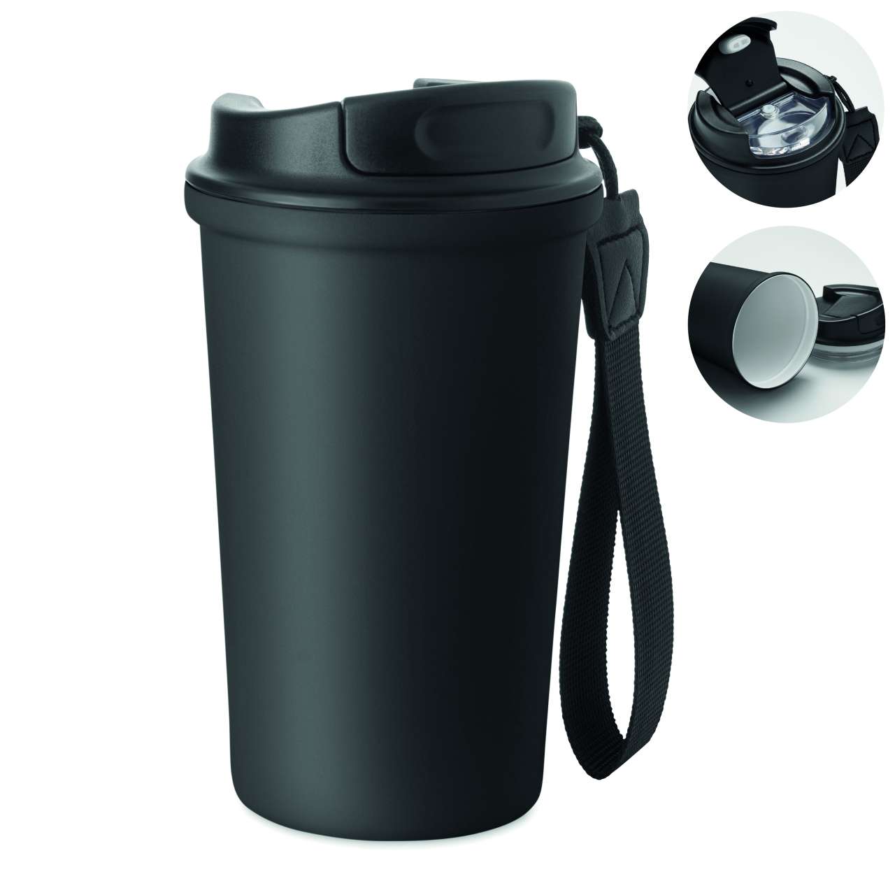 Becher recy. Edelstahl 400ml NAKANO