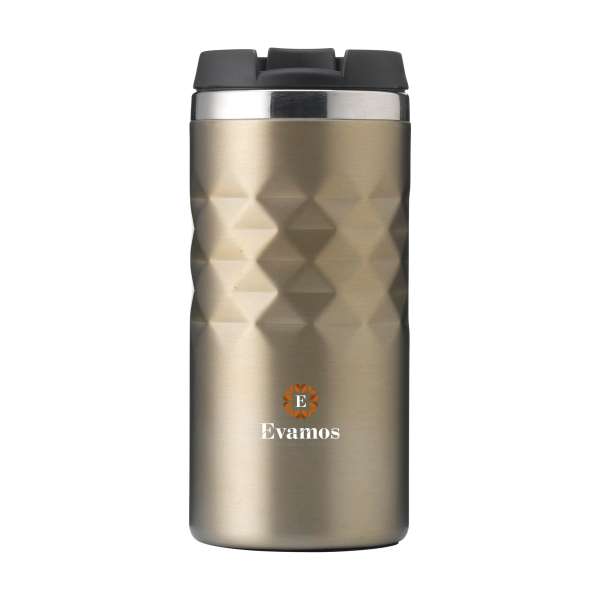 Geometric Mug RCS Recycled Steel 280 ml Thermobecher