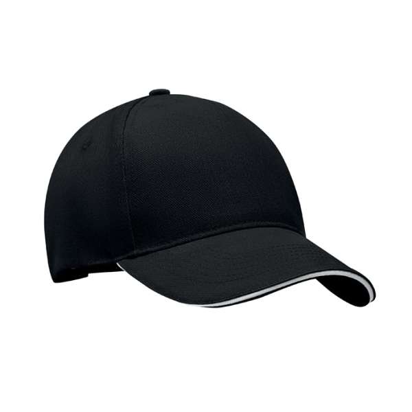 Baseball cap 5 panels 260g/m² LONG BEACH SINGA