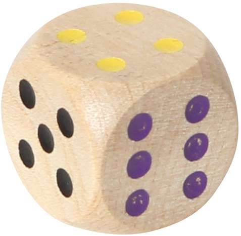 Augenwürfel 20 mm, farbig