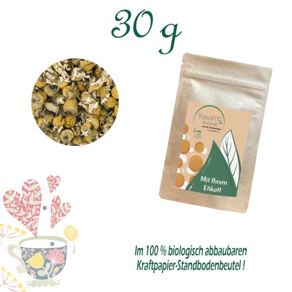 YuboFiT® Kamillenblüten, ganz Tee