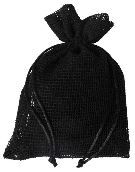 Netz-Säckchen 13 x 18cm schwarz