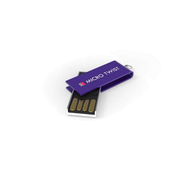 USB Stick Micro Twist Purple