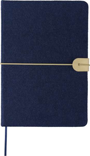Notizbuch aus recyceltem Filz (A5) Dario