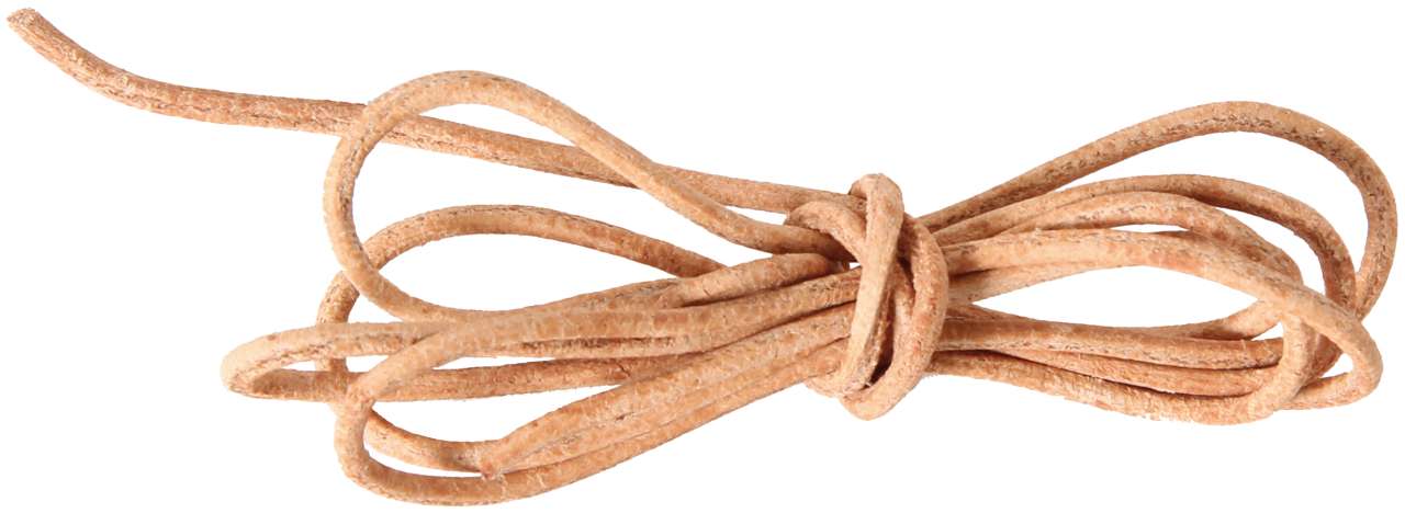 Lederband Ziegenleder natur 100 cm