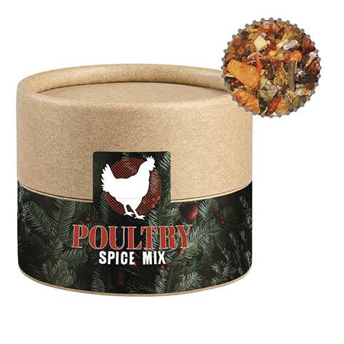 Weihnachts Gewürzmischung Geflügel, ca. 30g, Kraftpapierdose Mini