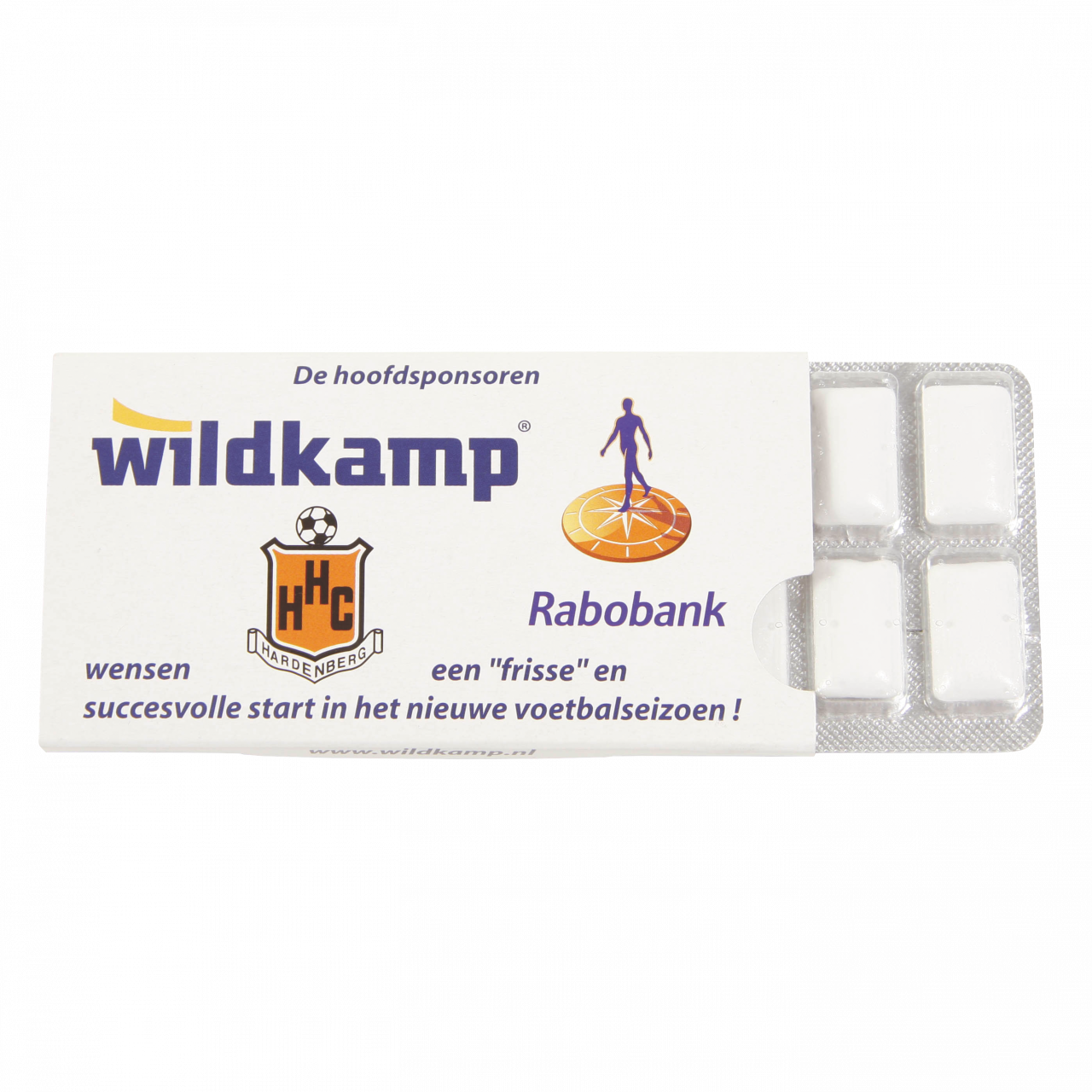 Kaugummi mit Xylitol 12 Stück in bedruckter Papphülle