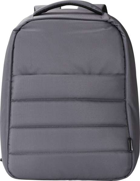RPET-Polyester (300D) Anti-Diebstahl-Laptop-Rucksack Calliope