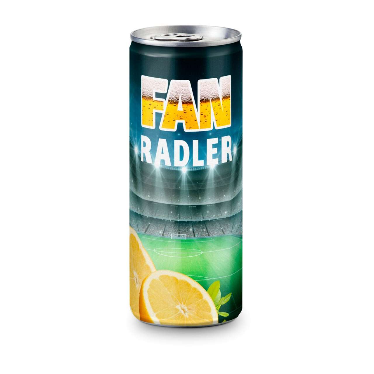 Radler - Mischgetränk aus Bier und Zitronenlimonade, spritzig und frisch, 250 ml