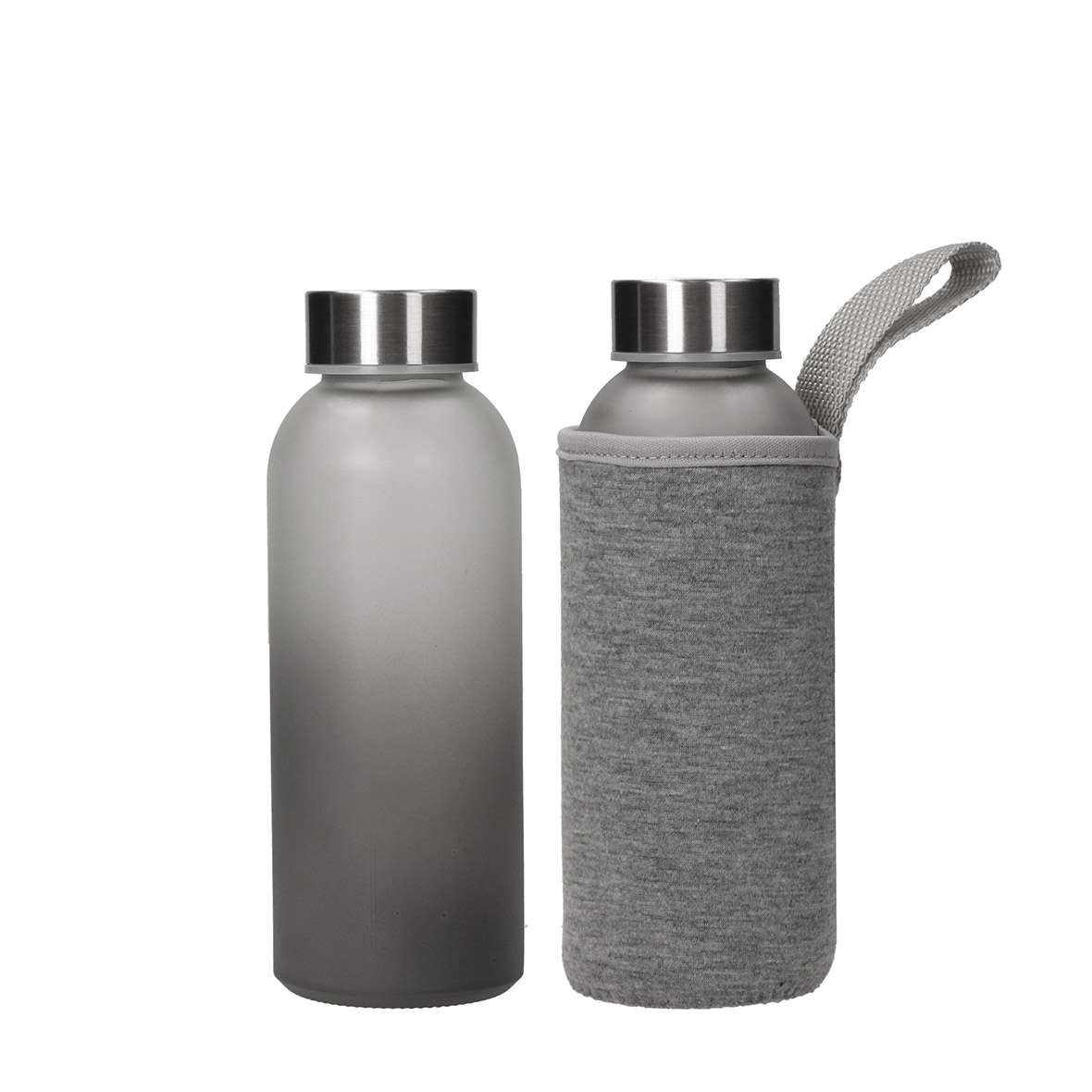 Glasflasche mit Hülle 