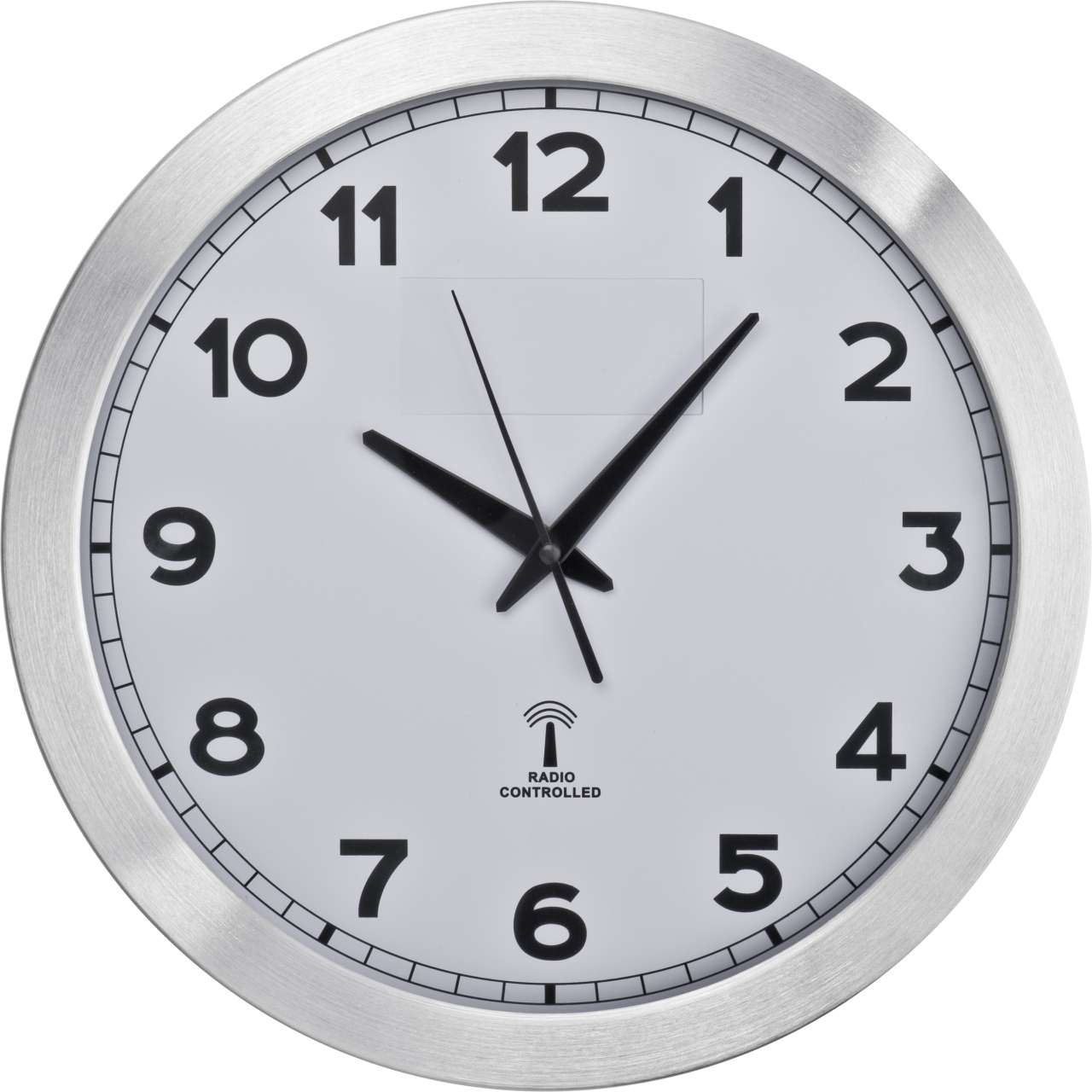 Funk Wanduhr aus Metall