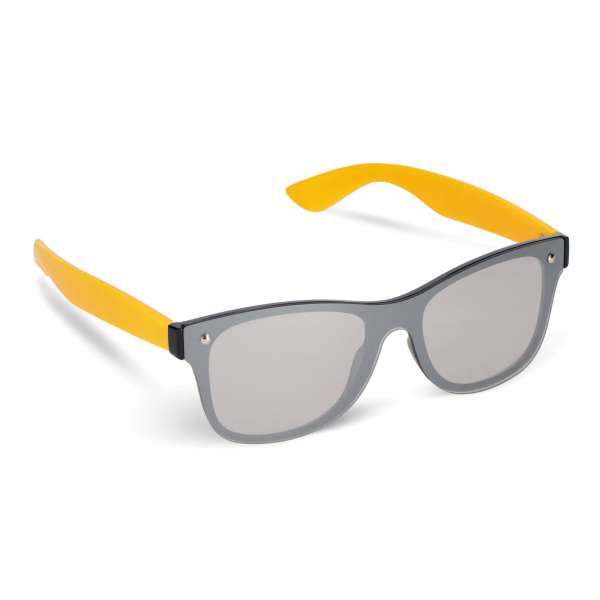 Justin R-PC Sonnenbrille mit verspiegelten Uni-Gläsern UV400