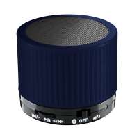 Lautsprecher schwarz, Gitter schwarz, Hülle dunkelblau