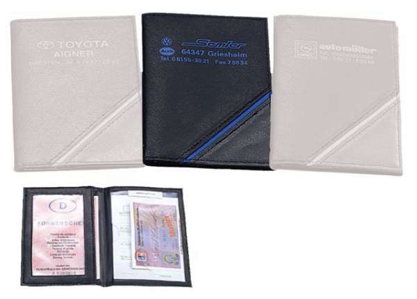 CreativDesign® Ausweistasche "CD" schwarz /