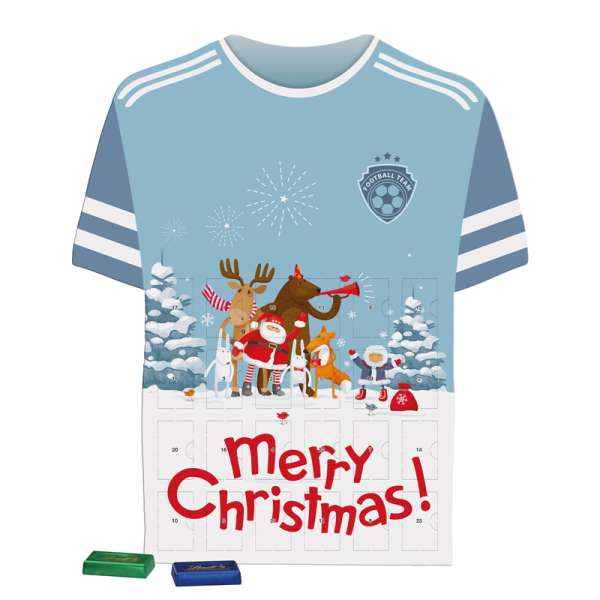 Täfelchen Adventskalender Trikot