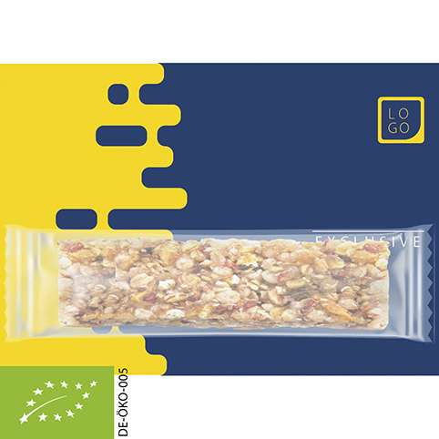 Bio NussMix Riegel Midi, ca. 25g, Werbekarte