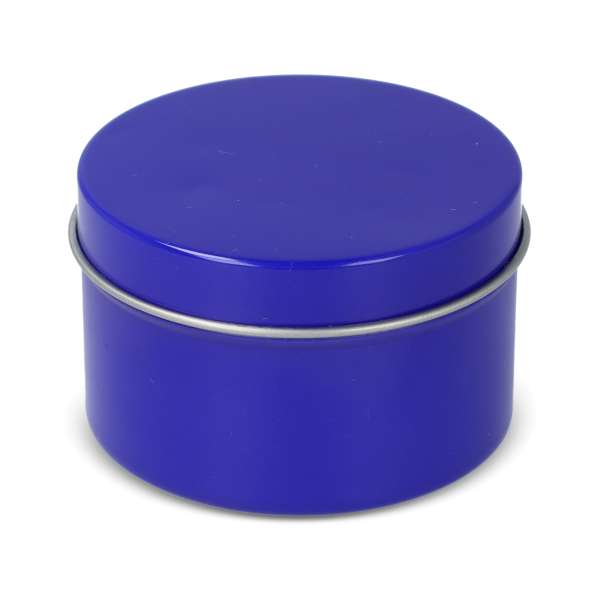 Scented candle recycled tin big