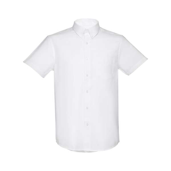 THC LONDON WH Kurzärmeliges Herren-Oxford-Hemd Weiße Farbe