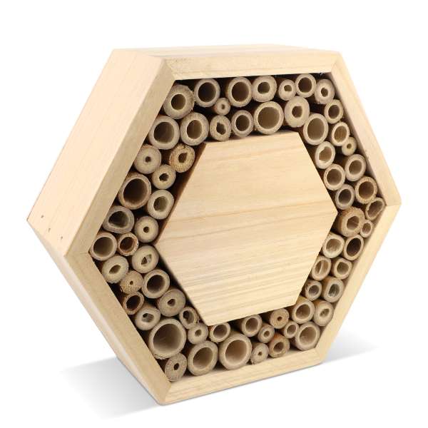 Bienenhaus aus FSC-Holz, sechseckig