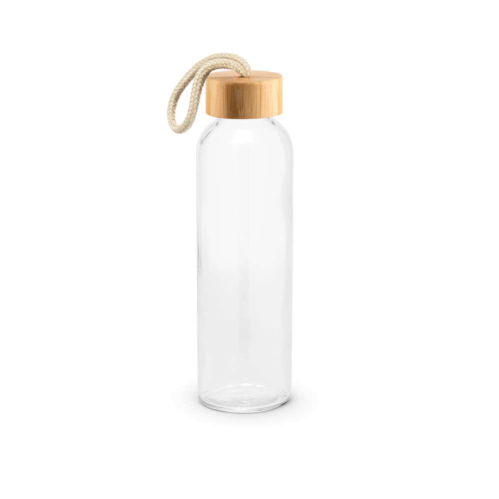 CROSBY Glasflasche mit Bambusdeckel, 520 ml