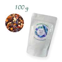 Aluverbundfolien-Standbodenbeutel, Aromabeutel, weiß, ohne Fenster, Inhalt 100 g