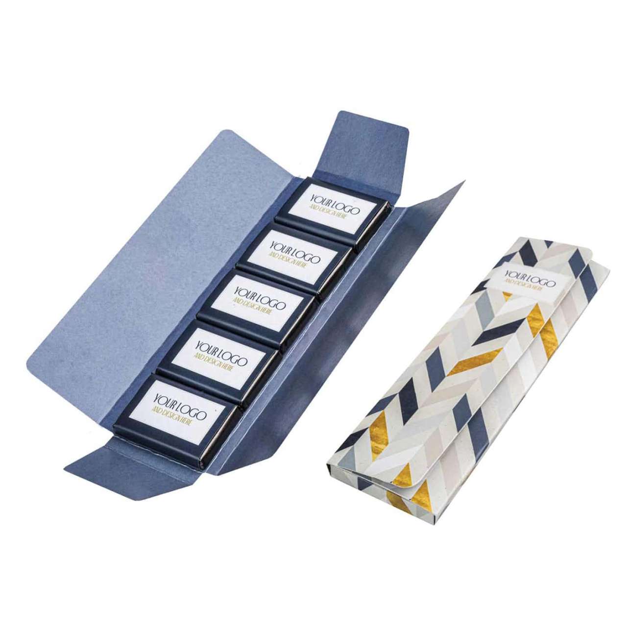 UMSCHLAG MIT MINI SCHOKOTAFEL 50 G