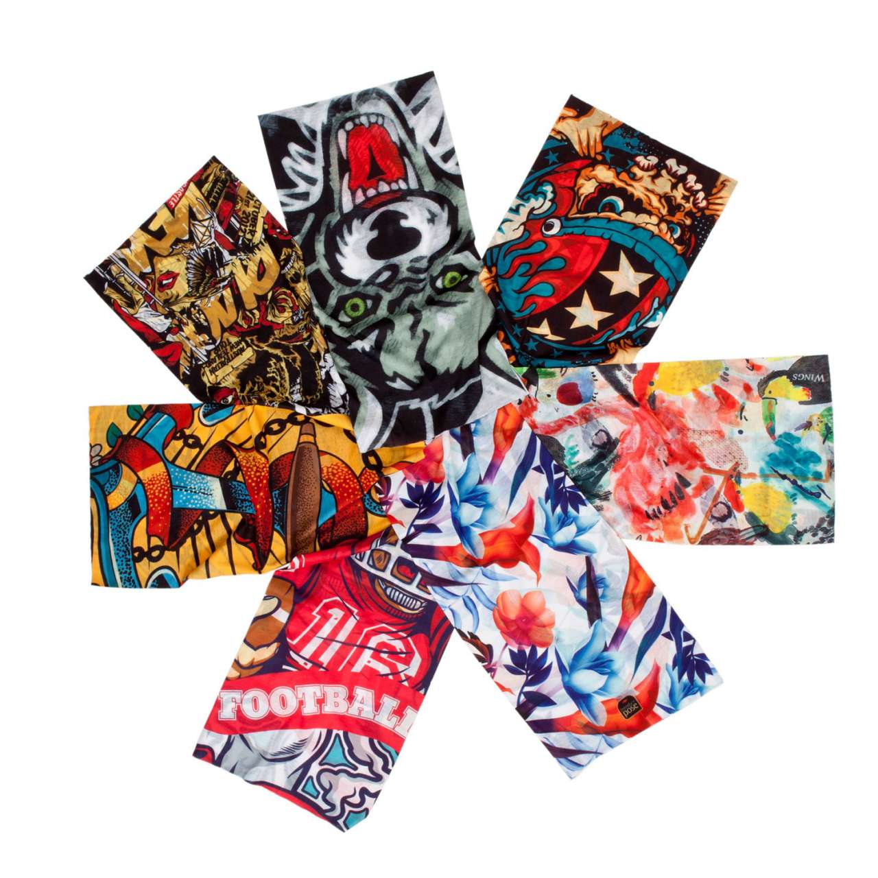 Schlauchschal - Allover individuell - Expressproduktion