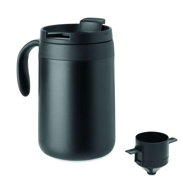 Doppelwandiger Becher & Filter CAFETITO