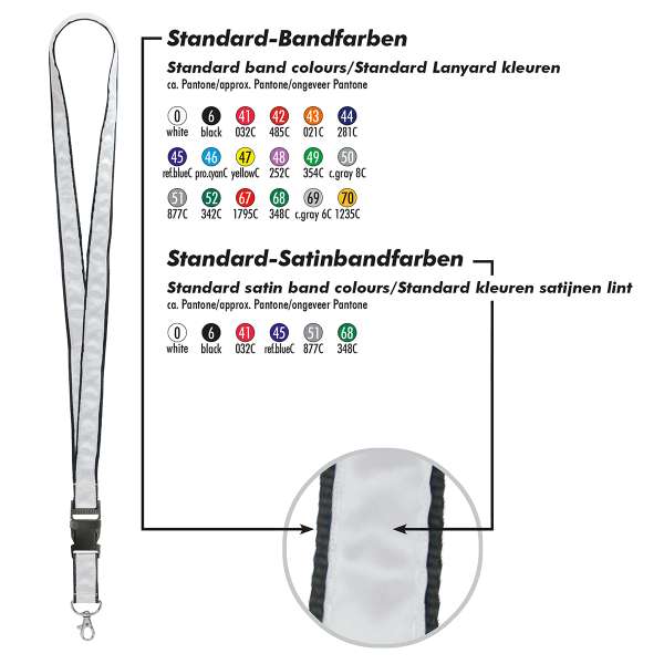 Schlüsselband / Lanyard "Satin"