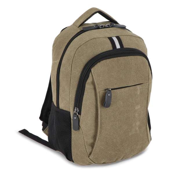 Rucksack Harper aus recyceltem Baumwoll-Canvas
