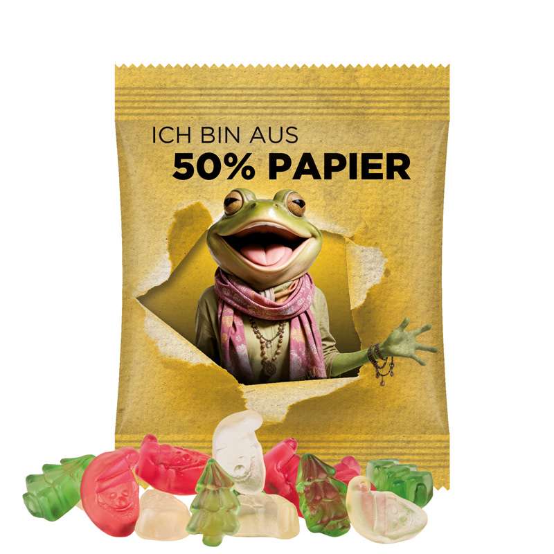 Minitüte 10 g Trolli Fruchtgummi Weihnachtsmischung